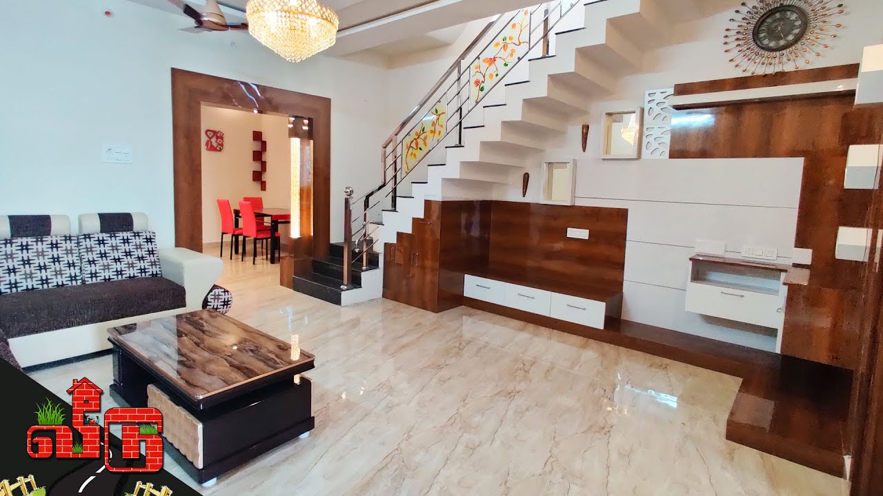 2.90 சென்ட்டில் 2020sqftல் அழகான 3BHK வீடு | Fully Furnished Duplex House With Theater | Veedu 108