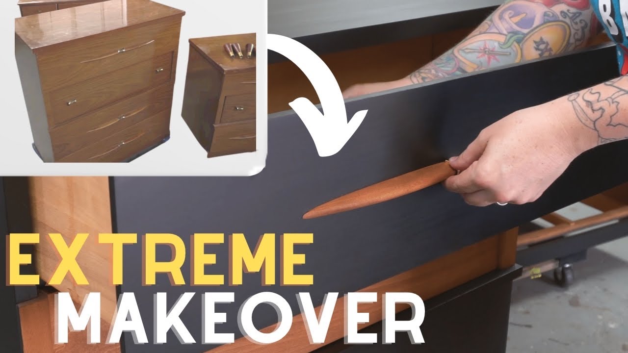 UNBELIEVABLE Two-toned Dresser Makeover