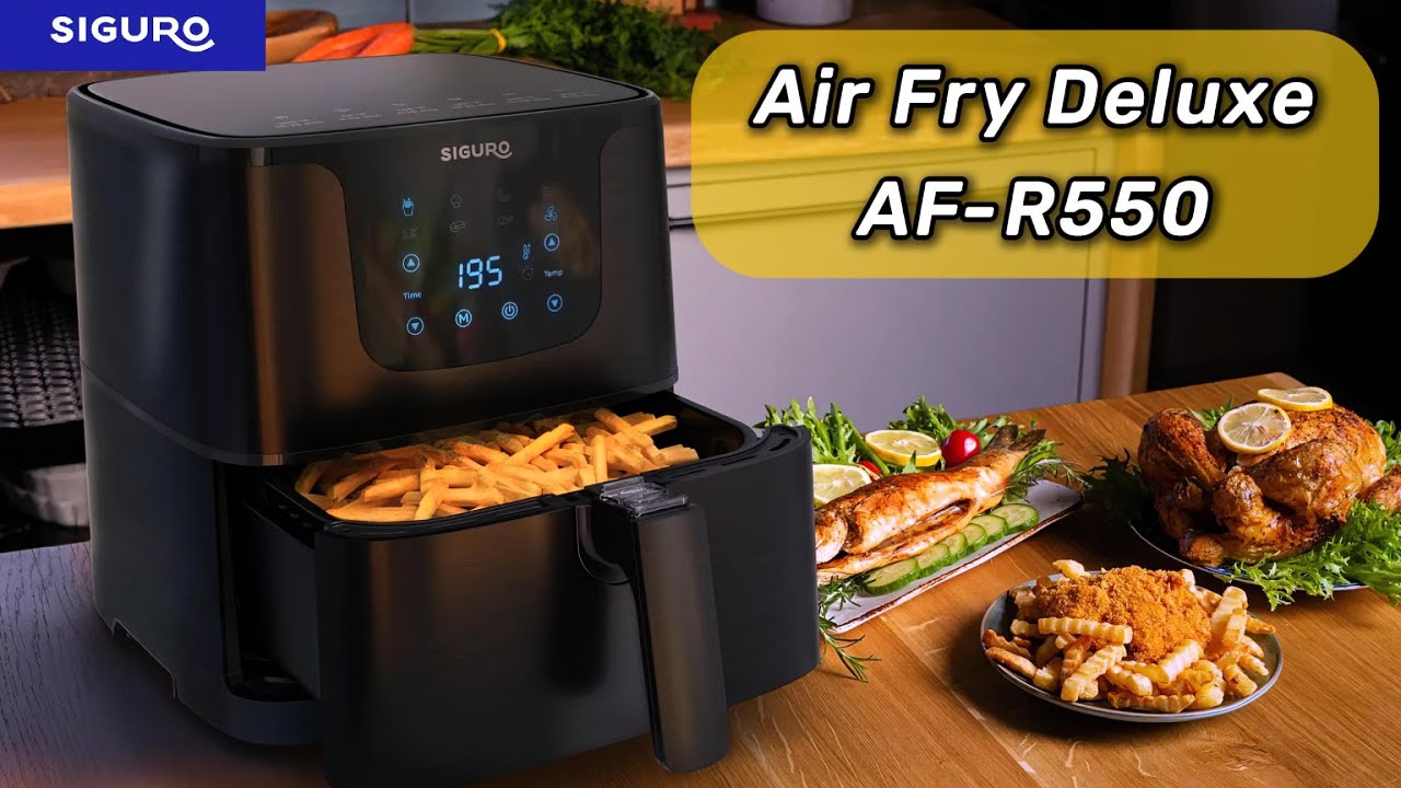 🍟 Unboxing, Test & Review: Siguro AF-R550 Air Fry Deluxe - Healthier, Delicious Fried Food 🍲💨