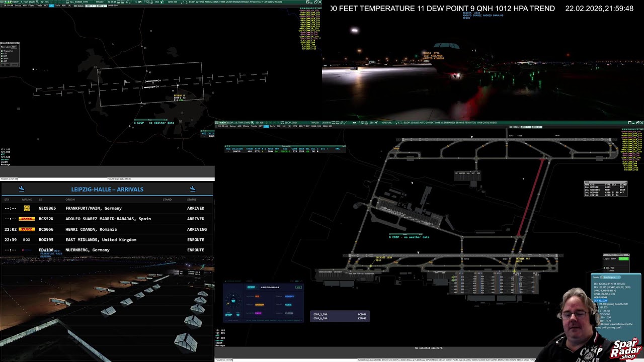 ATC | Leipzig | VATSIM | 4k