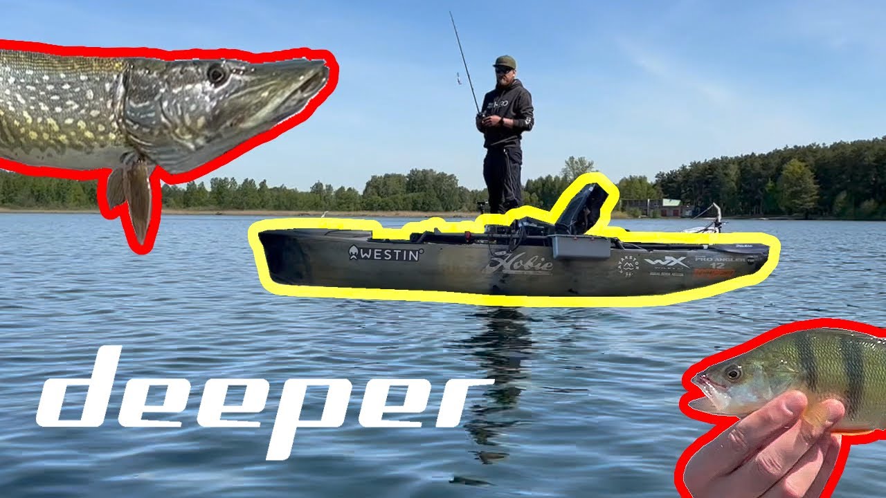 Łowienie drapieżników z kajaka za pomocą echosondy Deeper