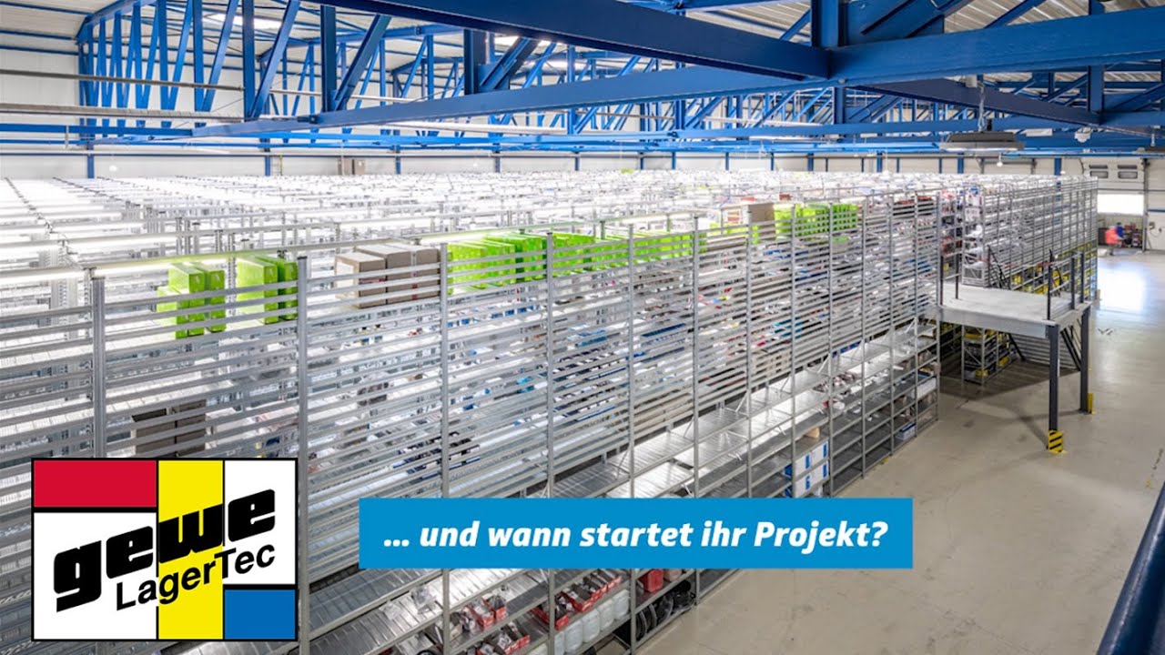 gewe Fachbodenregale | Lagertechnik für Profis