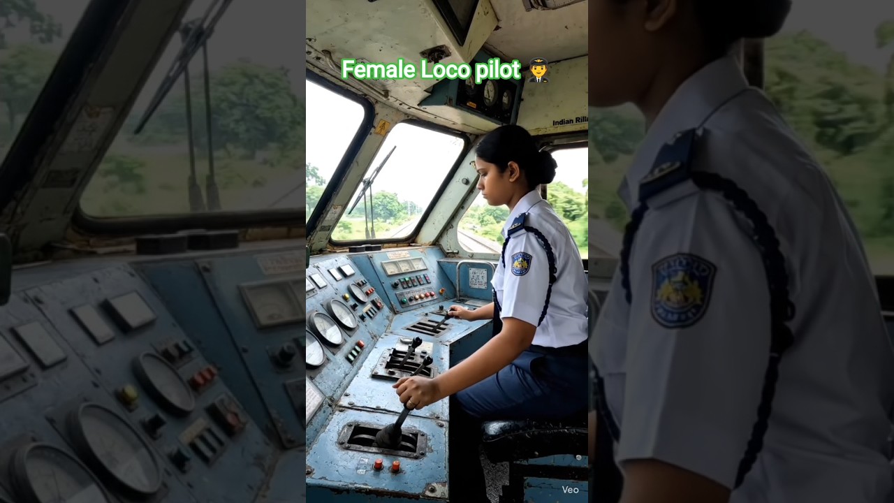 indian railway female Loco pilot video Hindi #viralvideo #shortsfeed #reels #reelstrending