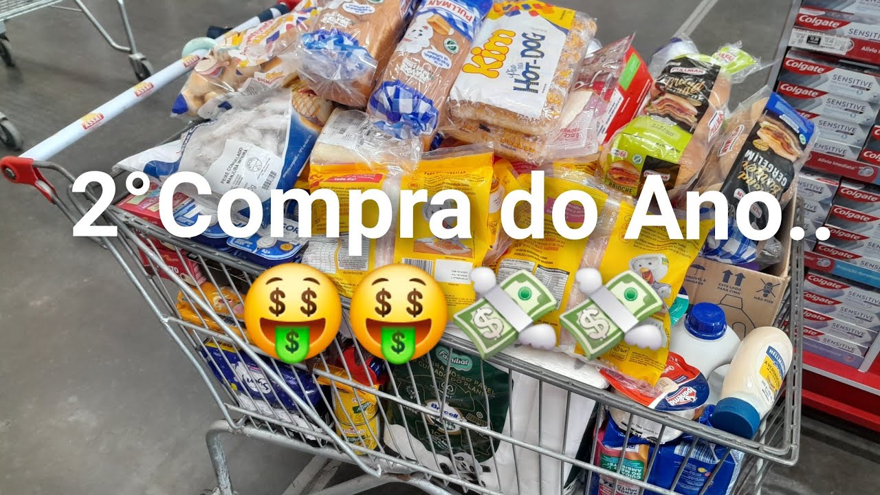 Compras de fevereiro/Estava faltando bastante coisa no mercado/Comprei bastante lanche