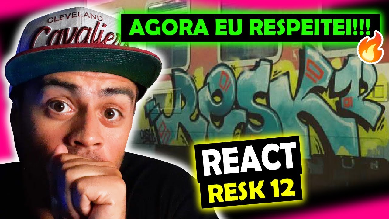 💥 VANDAL NA ESLOVÁQUIA!! 😱 - GRAFFITI REACT @RESK12  🔥
