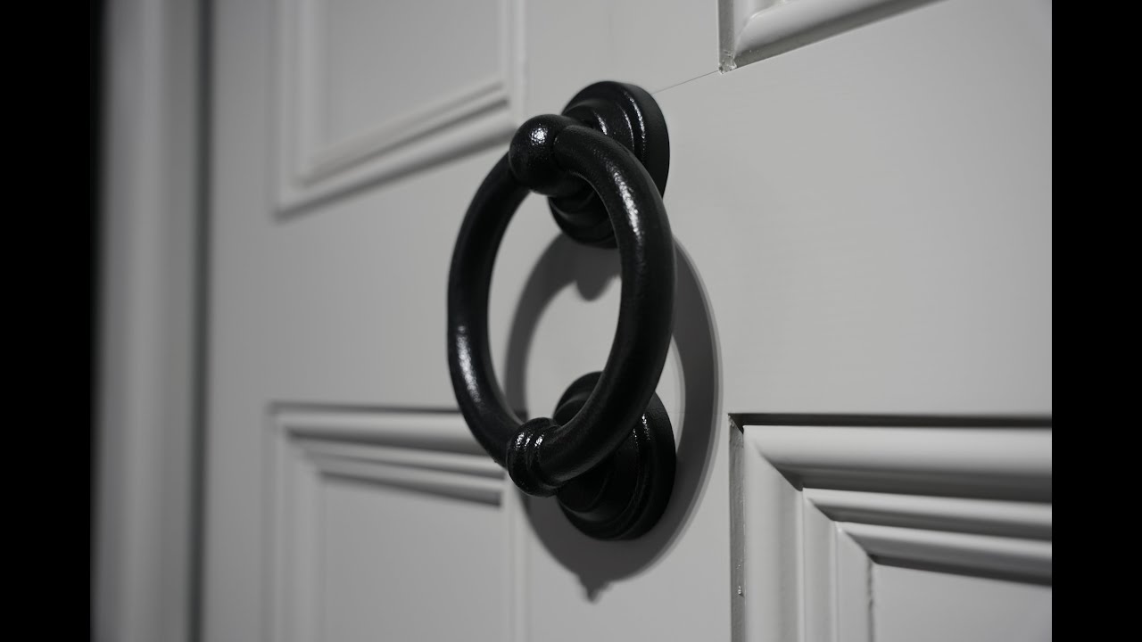 Black Antique Door Furniture With A Twist