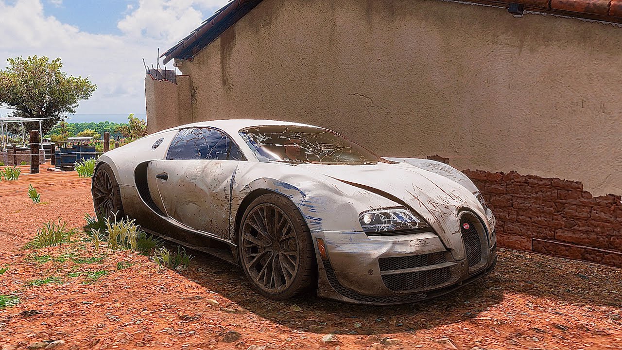 Restoration of an abandoned Bugatti Veyron Supersport- Forza horizon 5