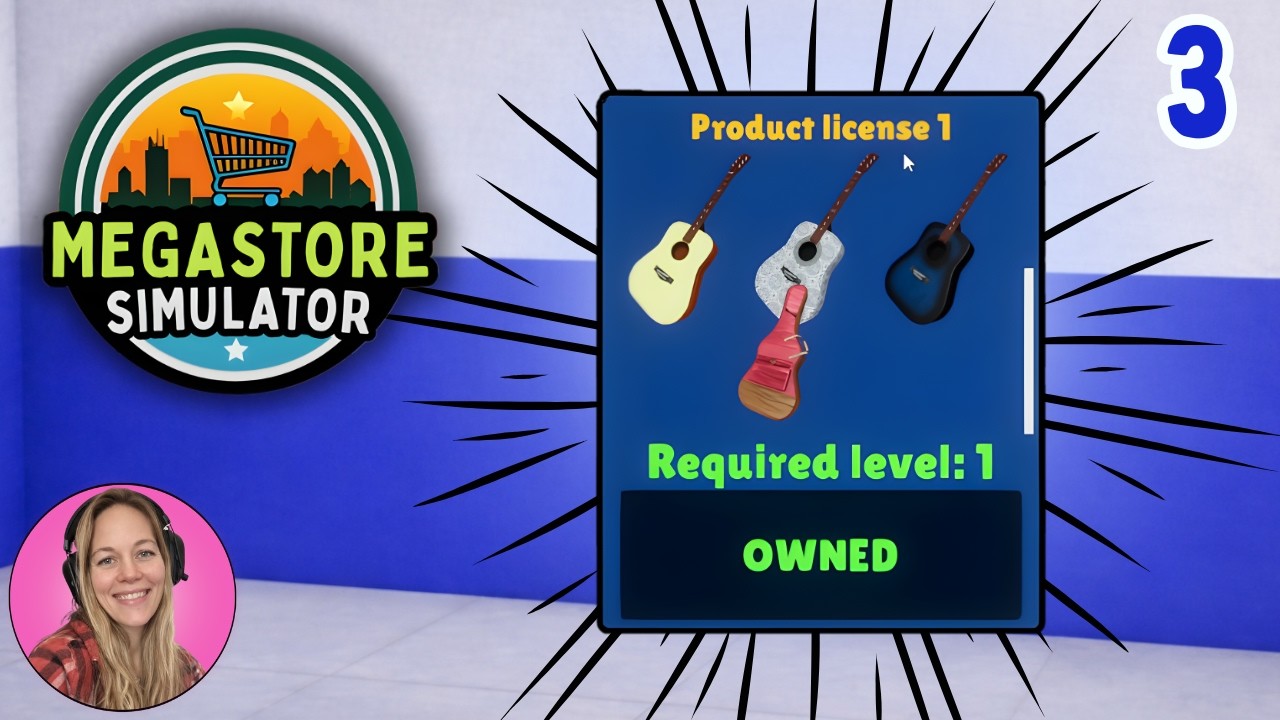 I unlocked the MUSIC LICENSE! | Megastore Simulator