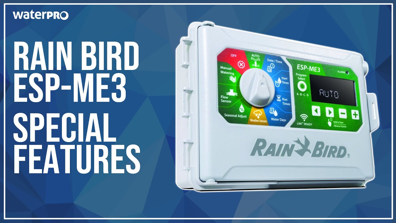 Rain Bird ESP-ME3 Wifi Irrigation Controller Special Features (Advanced Programming)