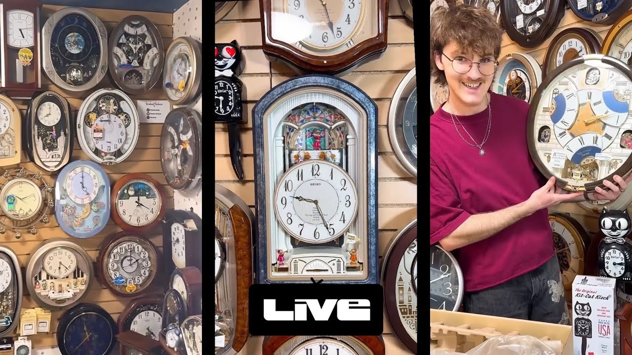 Ringing in 2026 with my clock collection! 🥳🎶🕰️ | TikTok LIVE Replay (Week of 1/14/2026)