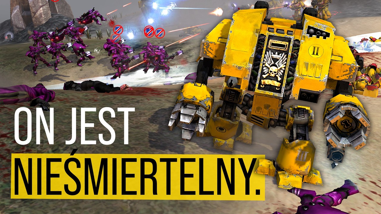 NAJLEPSZY DREDNOT JAKIEGO WIDZIAŁEM | Kosmiczni Marines vs Eldarzy - Dawn of War DE