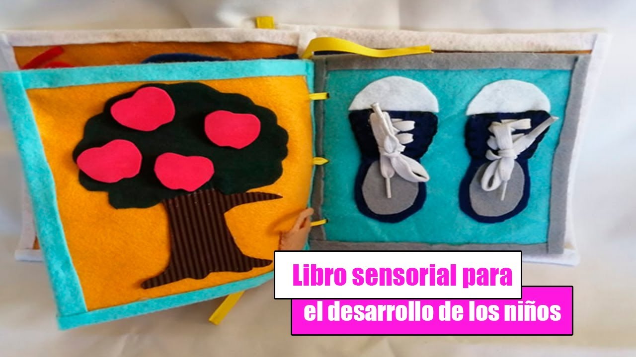 Aprende a hacer tu propio libro sensorial para el desarrollo de los niños