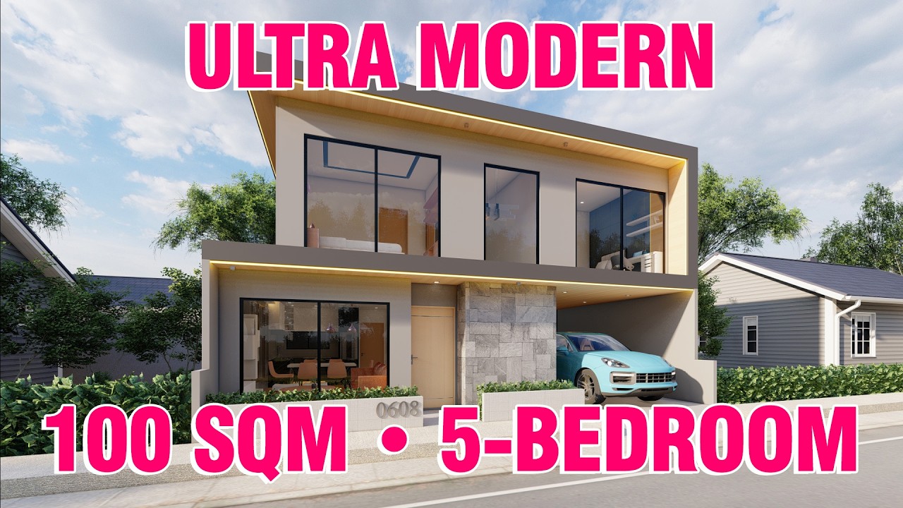 Modern 100sqm 5-Bedroom Family Home (2026) | Smart Two-Storey Small-Lot Design | ALG Designs