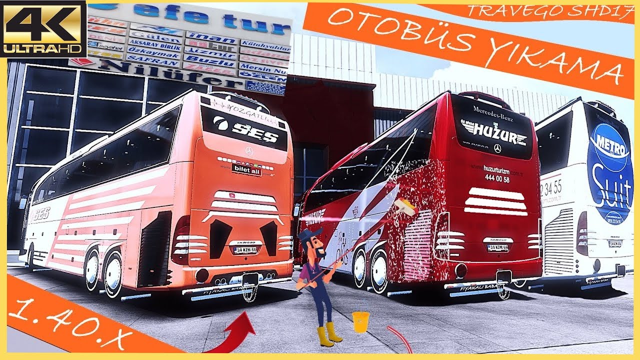 ETS2 1.40 - OTOBÜSÜ YIKADIK 2 // TRAVEGO 17 // SES TURİZM // TÜRKİYE HARİTASI // VENTİL SESİ 4K ᴴᴰ