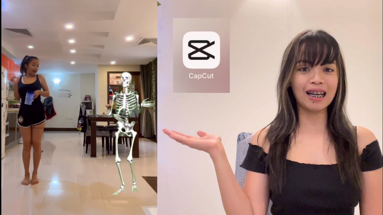 How to edit dancing skeleton using Capcut|Tiktok