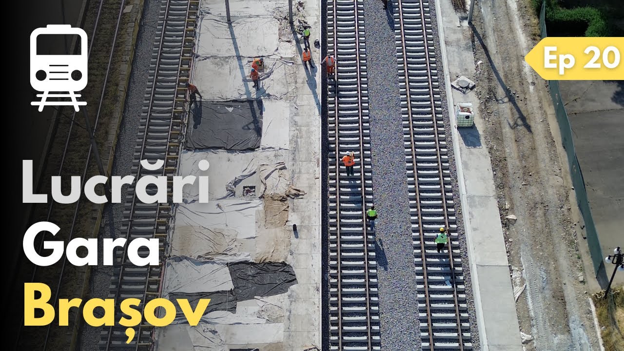 ⛏ Lucrări Calea Ferată Gara Brașov Ep 20 🚆 05.07.2025