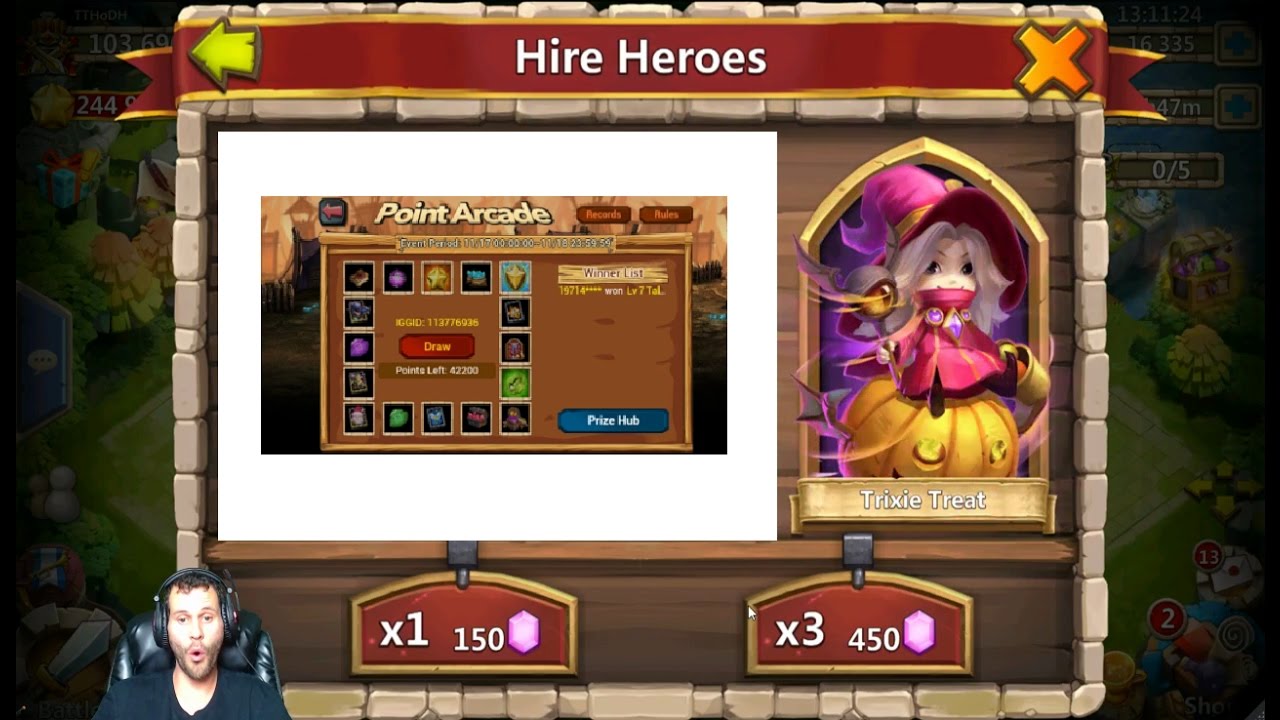 Awesome Rolling Session 55000 Gems POINT ARCADE 36 Lucky Flips Castle Clash
