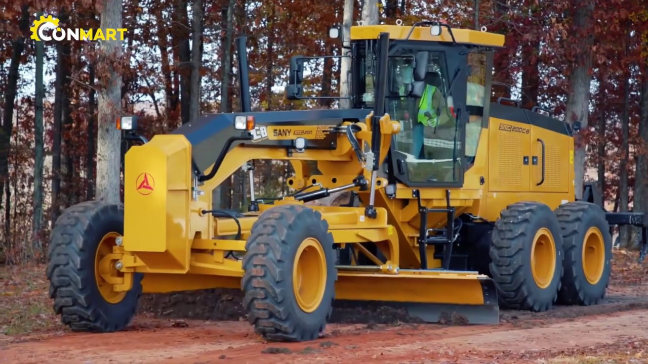 SANY&rsquo;s SMG200C 8 Motor Grader Full Walkaround - Conmart Review
