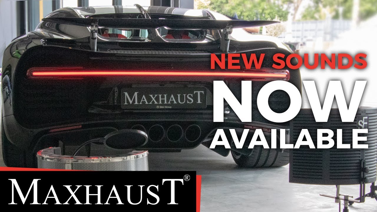 NEW Maxhaust Sounds / Bugatti – Maserati - Porsche - Active Car Sound