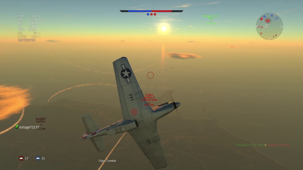War Thunder P51D20