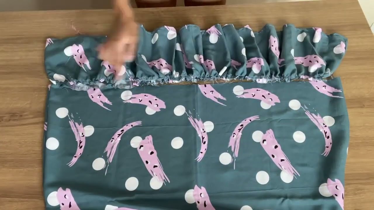 Vestido soltinho com babado. DIY