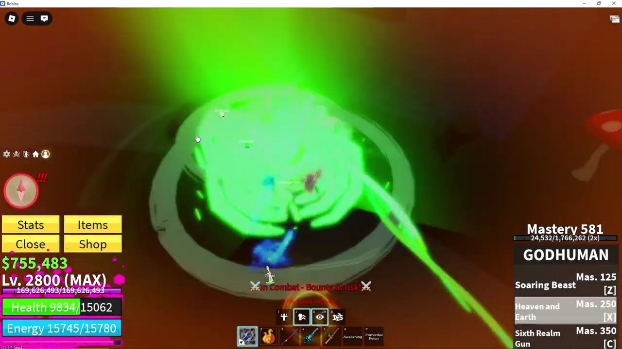 blox fruits pvp