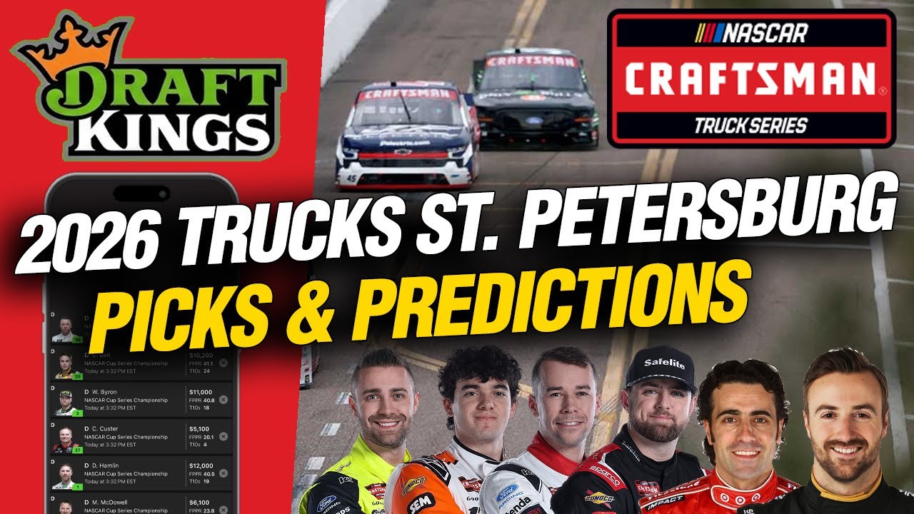 NASCAR St. Petersburg Trucks DraftKings Breakdown | Picks, Strategy & Predictions