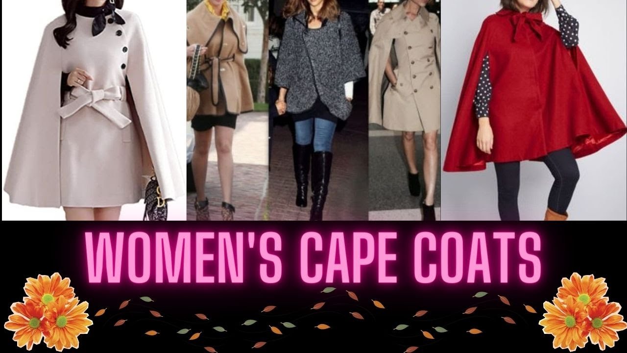 woman style cape coat