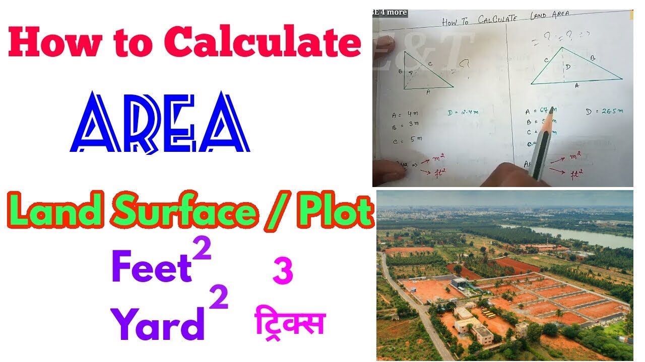Triangular Plot Measurement || Measurement of Plot or Land in Square Feet || Square Yard Measurement