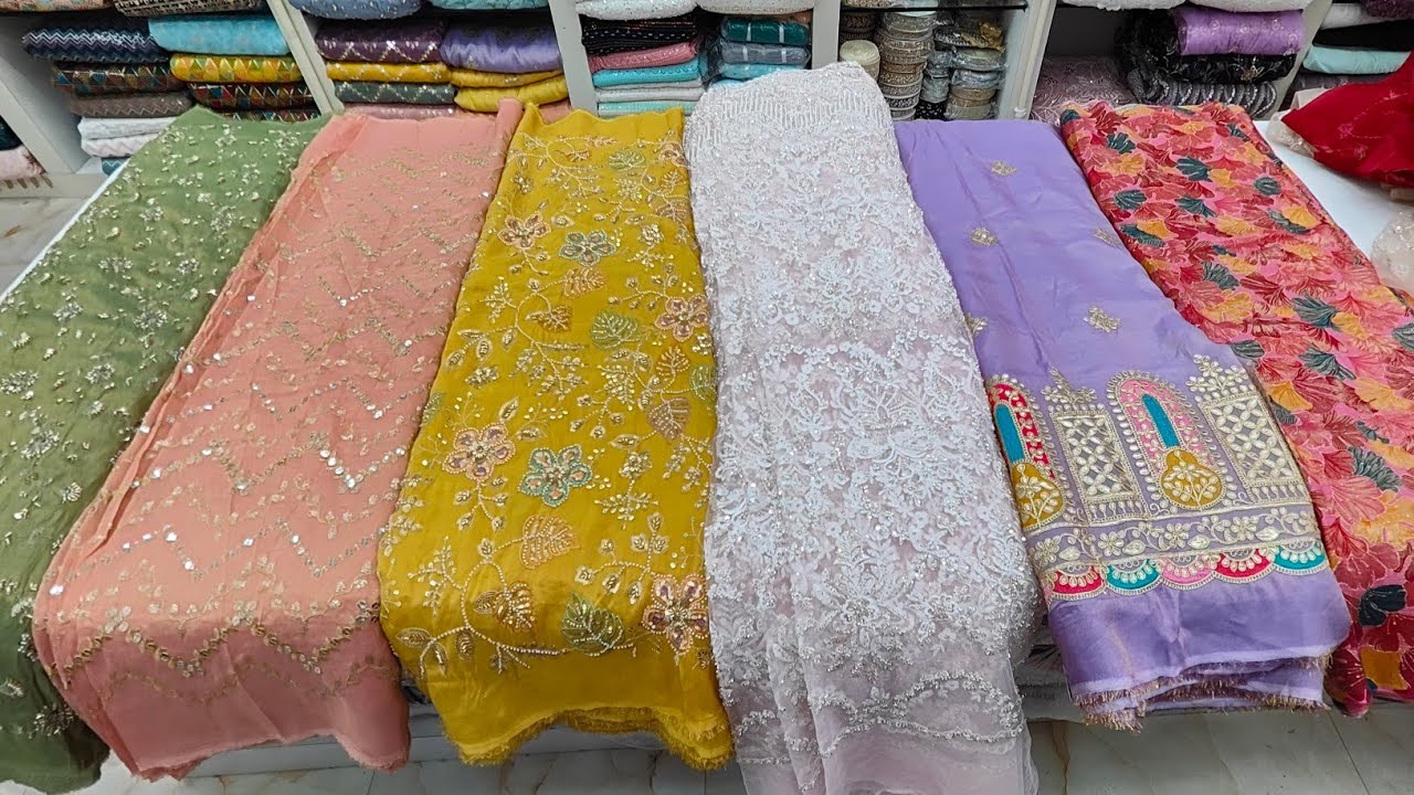 Bangalore Shivajinagar Fabrics Shop 80Rs/Courier AVL/Boutique Sarees,Gowns,Frocks,Blouses Fabrics