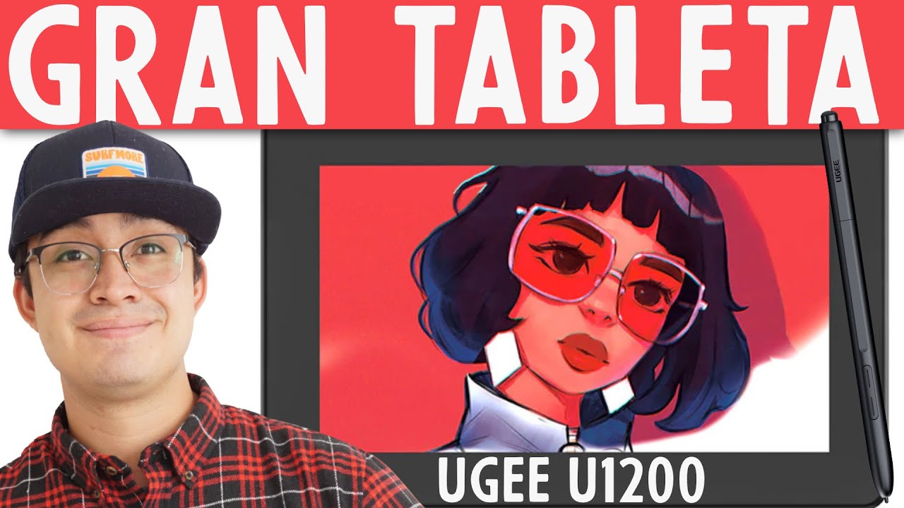 UGEE U1200, LA TABLETA GRAFICA MAS BARATA CON PANTALLA Y MEJOR DEL MERCADO?