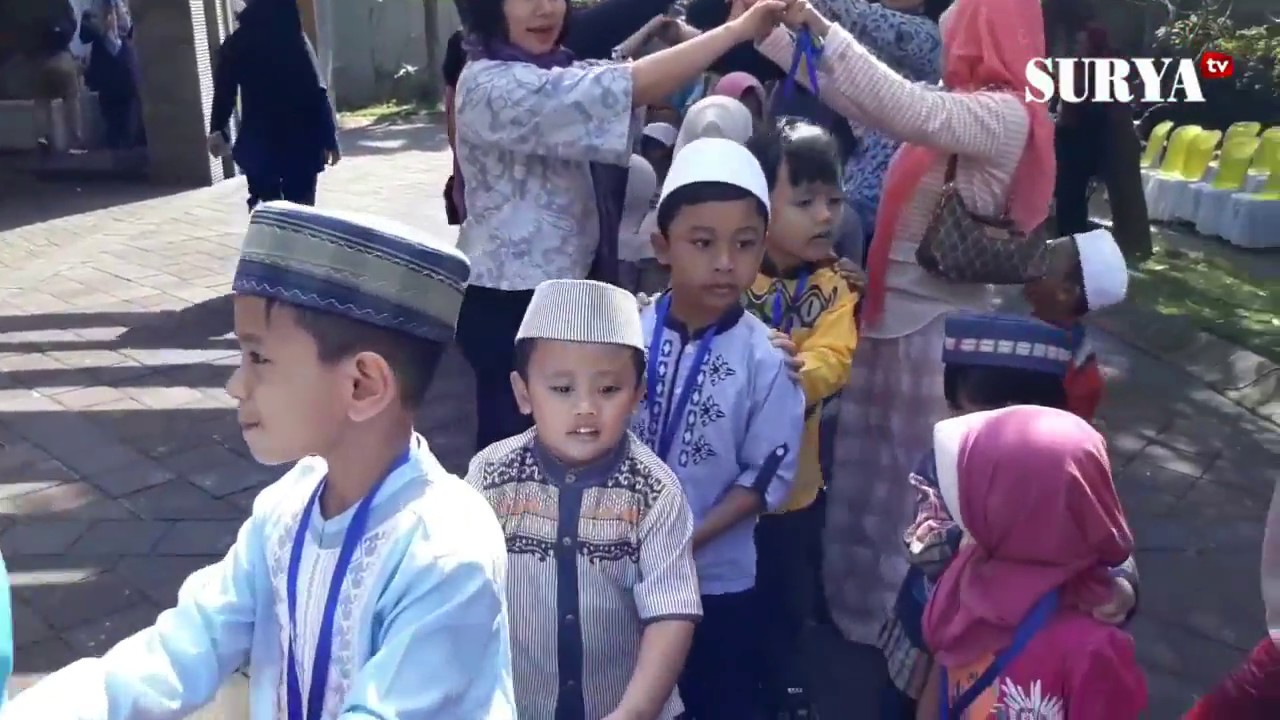 Lucunya Anak anak TK Al Azhar ini Hari Pertama Masuk Sekolah