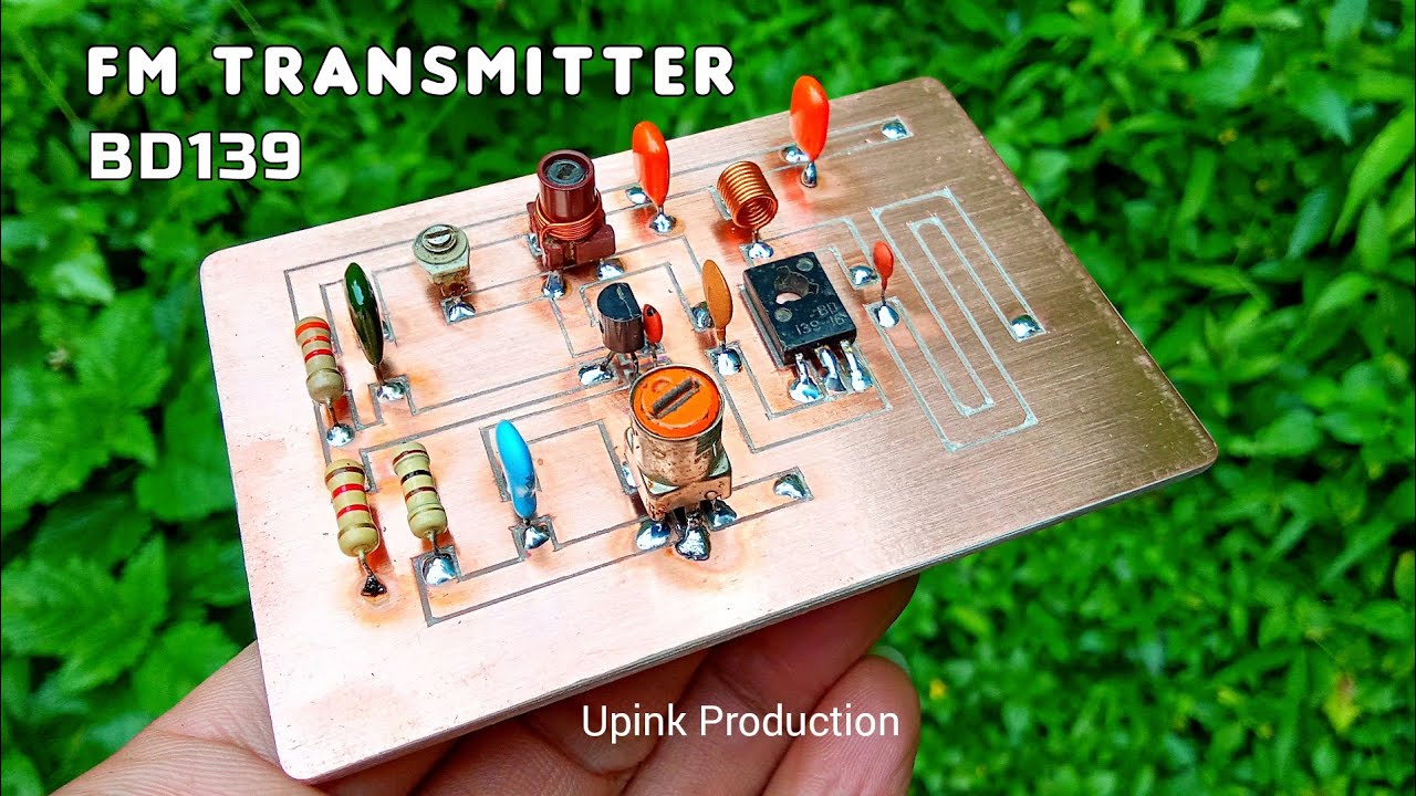 Simple fm radio transmitter transistor BD139