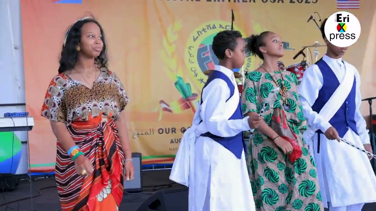 Shingrwa kids and Cultural Performance  at Eritrean Festival USA 2025. Part 1.