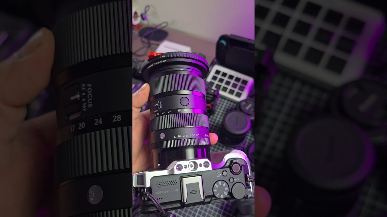 Sigma 17-40 мм против 18-50 мм