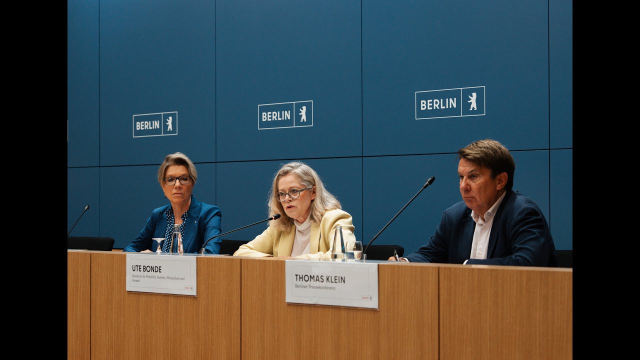 Senatspressekonferenz am 15.07.2025 mit Verkehrssenatorin Ute Bonde