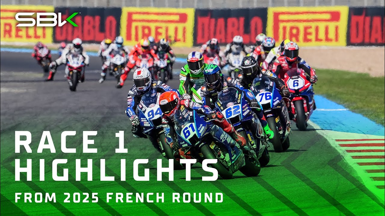 HIGHLIGHTS from #WorldSSP Race 1 💫 | 2025 #FrenchWorldSBK 🇫🇷