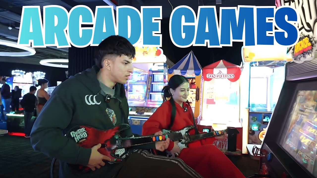 WINNING EVERY GAME AT DAVE AND BUSTERS AGAINST YURNBOI🕹️👾