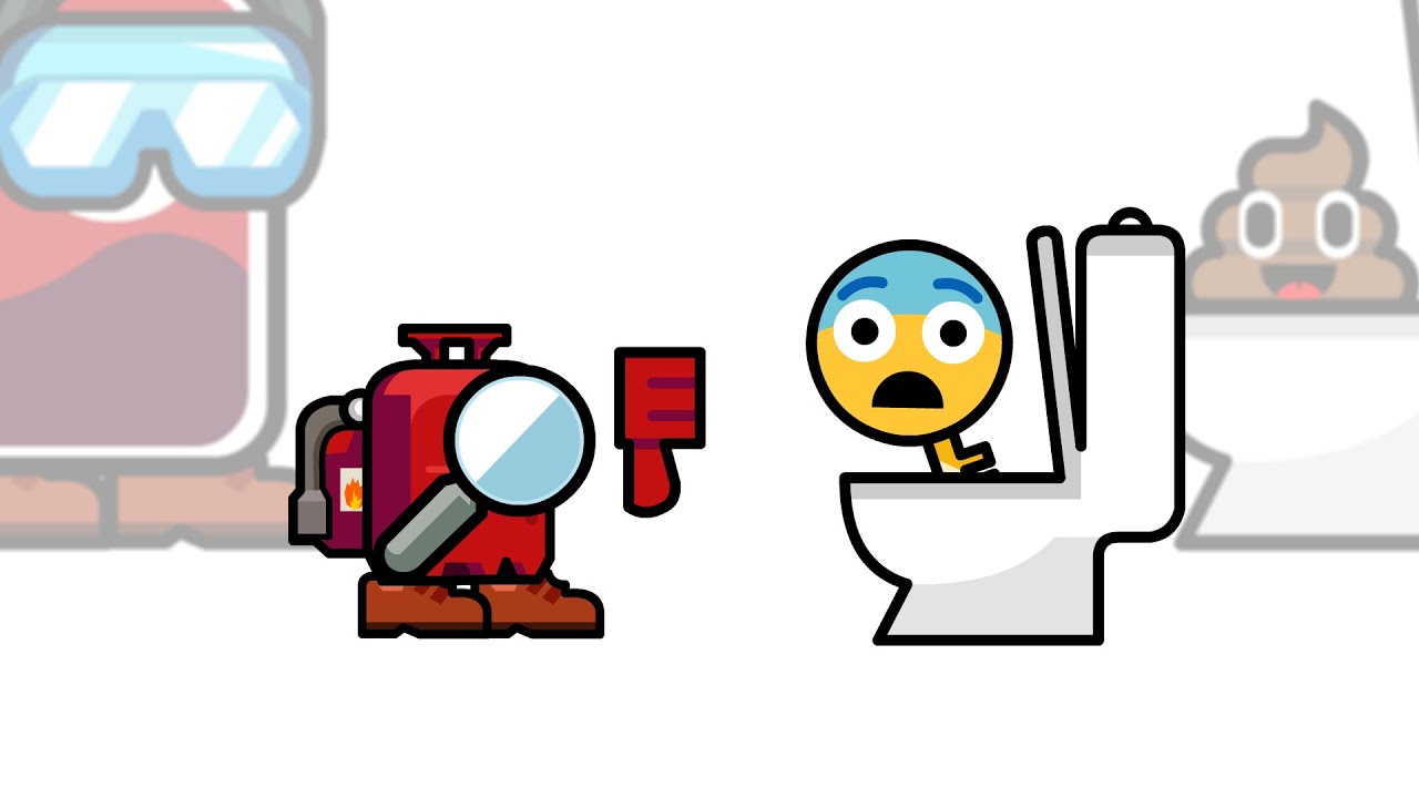 Mini Crewmate Kills Emoji Skibidi Toilet Characters | Among Us