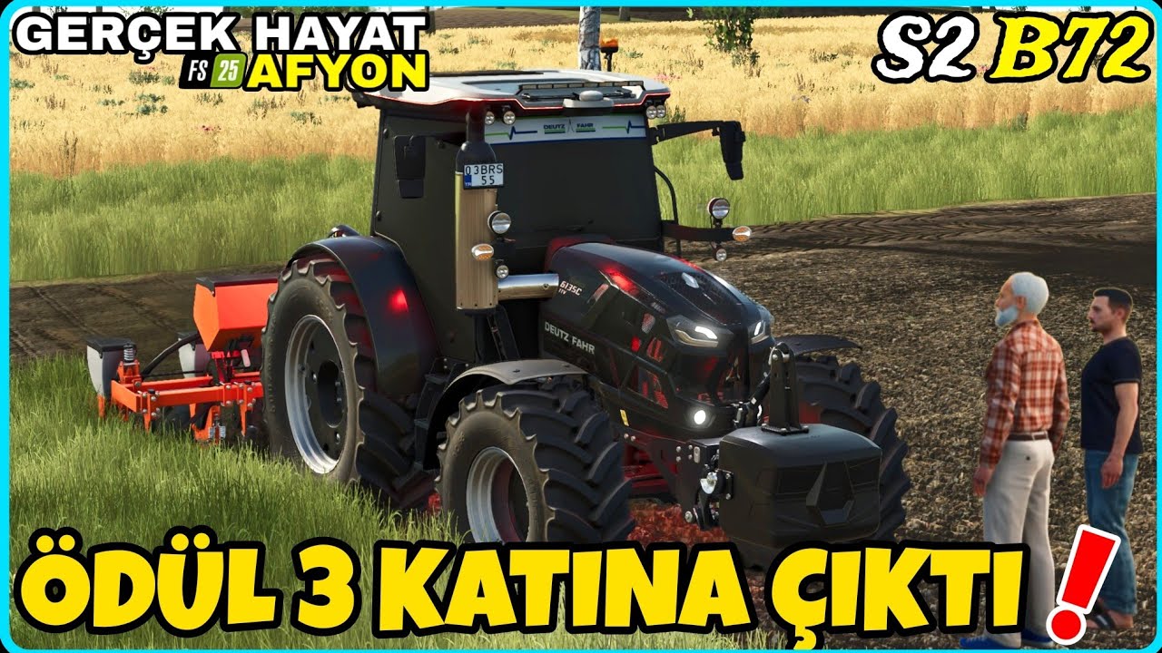 MODİFİYE ÖDÜLLERİ 150 BİN LİRAYA ÇIKTI❗️DERNEK KASASI AÇIK VERDİ❗️FS25 GERÇEK HAYAT AFYON