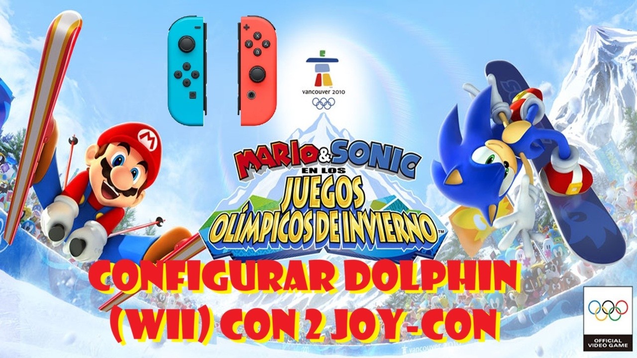 Configurar emulador Dolphin - Mario & Sonic en los Juegos Olímpicos de Invierno de Wii - 2 Joy-Con