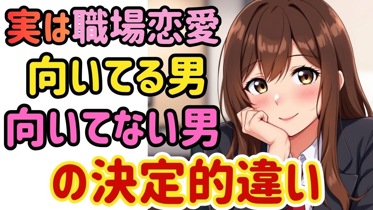【職場恋愛】同じ環境でも、うまくいく人と失敗する人がいます。その差は性格ではなく“距離の取り方”でした。