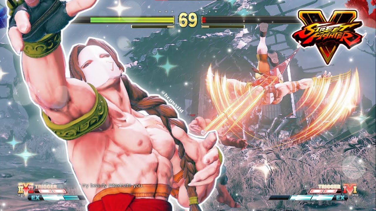 Вега против Каге (наивысший уровень сложности) | Street Fighter V: Champion Edition