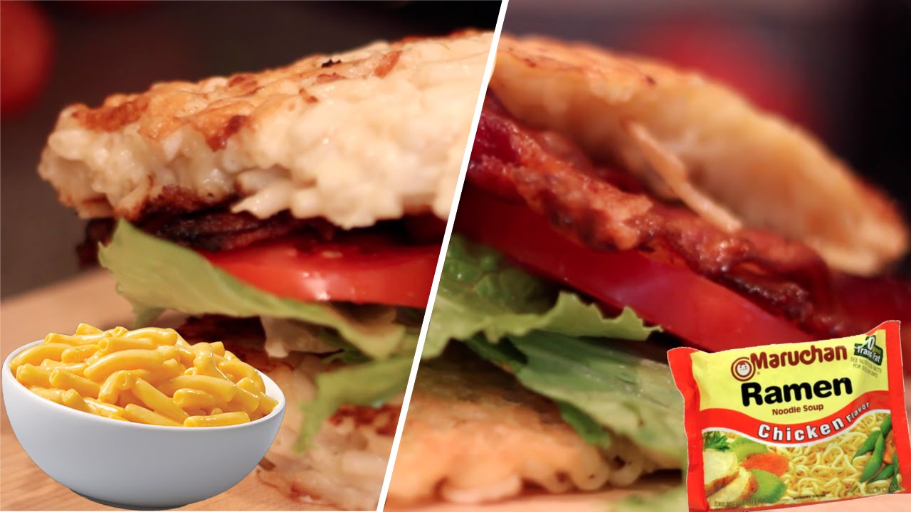 Ramen BLT vs Mac N Cheese BLT- Buzzfeed Test #45