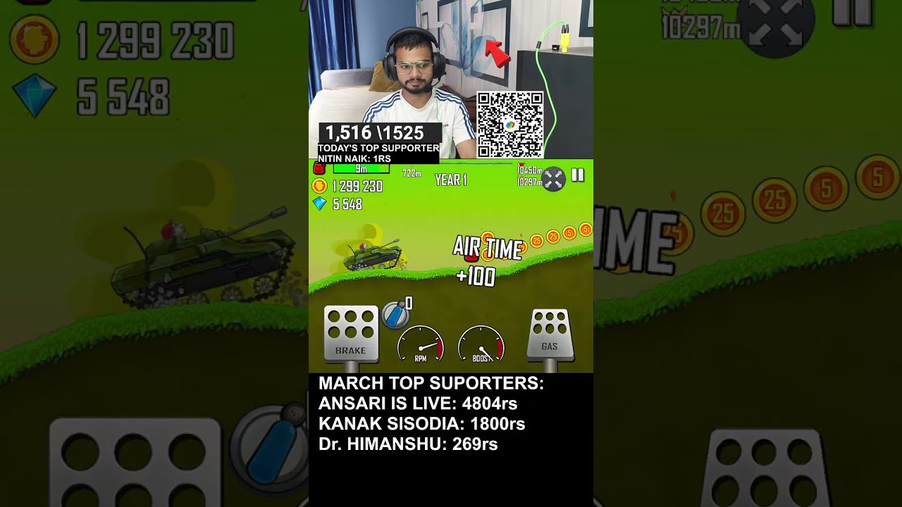 Hill Climb Racing LIVE 🔥 Impossible Challenge | High Score Gameplay