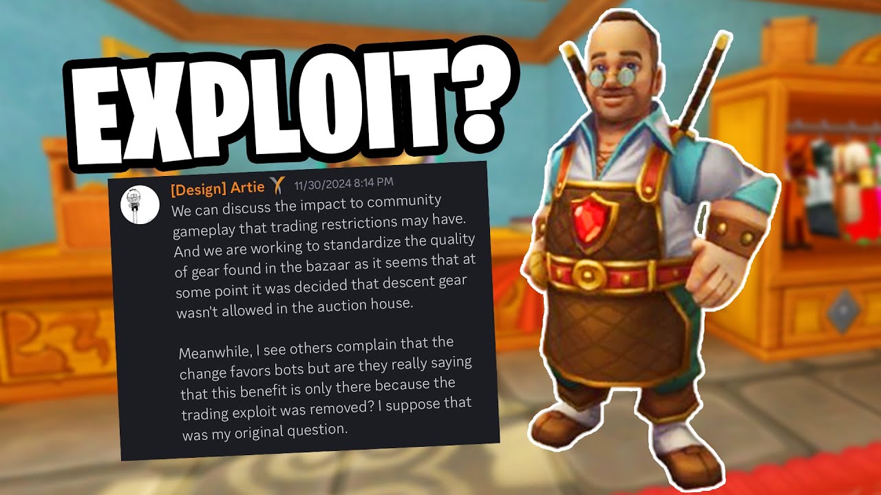 Wizard101: KingsIsle Calls Bazaar Trading an Exploit??