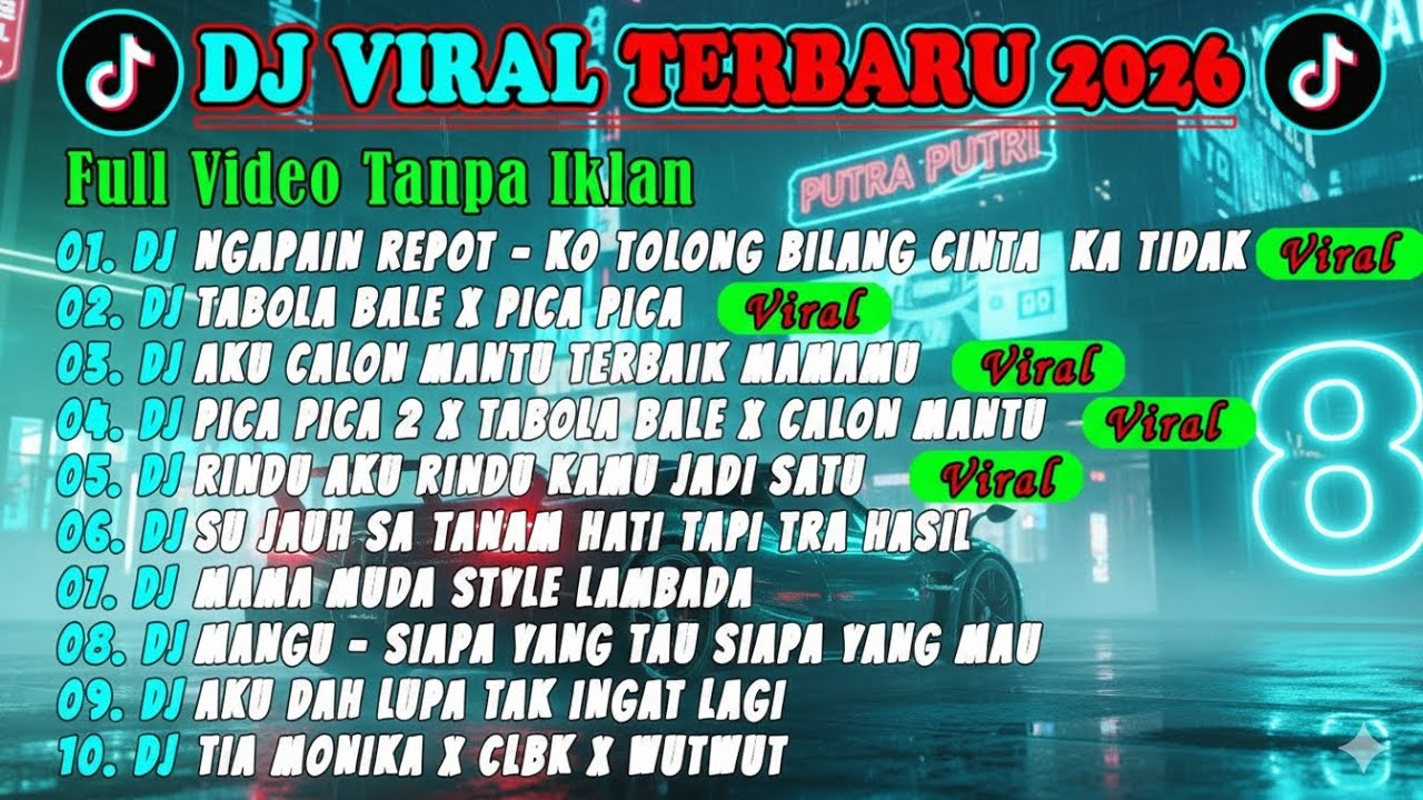 DJ TIKTOK VIRAL TERBARU 2026🎵DJ NGAPAIN REPOT-KO TOLONG BILANG CINTA KA TIDAK | TANPA IKLAN