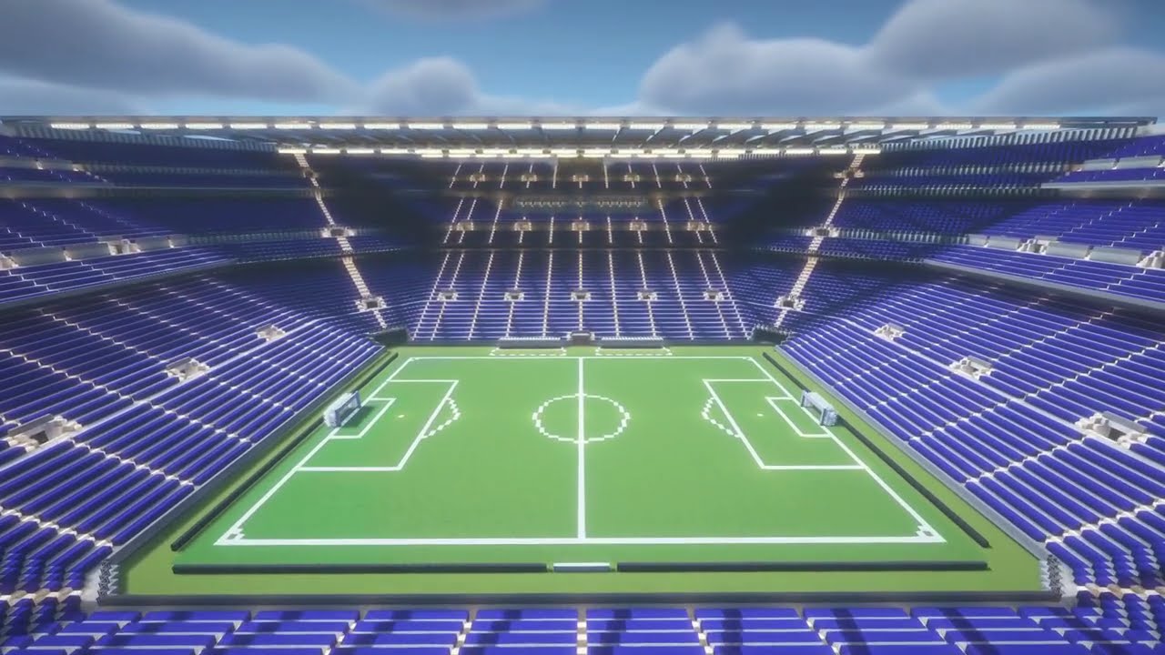 Maincraft サッカースタジアムの紹介！Introduction to the Maincraft Soccer Stadium!