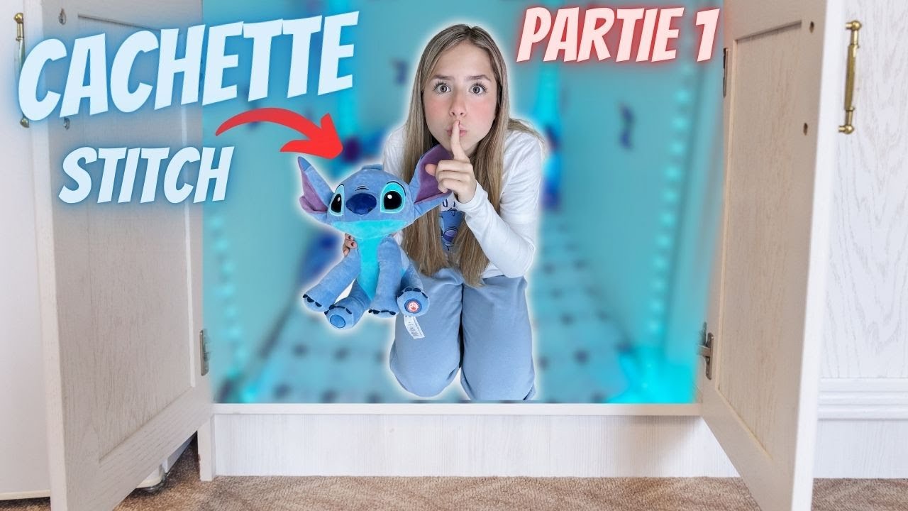 J'ai construit une cachette secrète STITCH !!! PARTIE 1