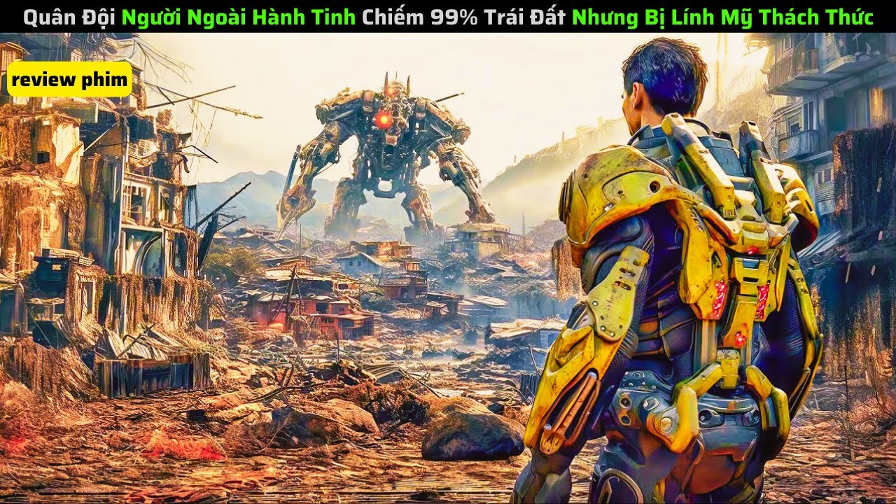 Quân Đội Người Ngoài Hành Tinh Chiếm 99% Trái Đất Nhưng Bị Lính Mỹ Thách Thức|| review phim